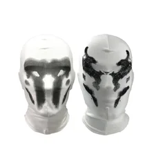 Маска к Хэллоуину сторожа Роршаха головной убор маска Косплэй цифровой печати Новинка головные уборы хлопок Для мужчин Для женщин пользователя