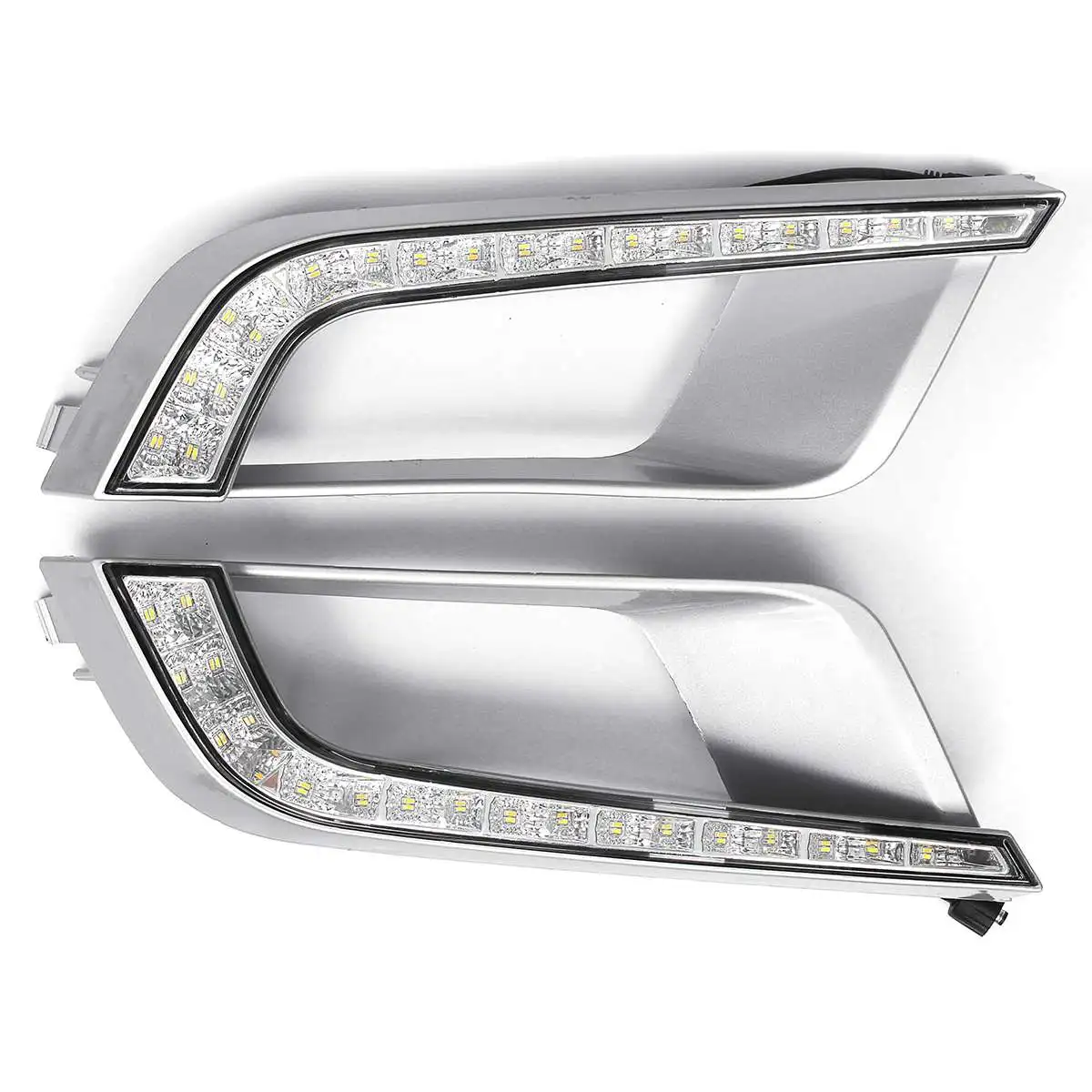 

1 Pairs LED DRL Daytime Running Lamp Car Light Beads Assembly for Ford Ranger Wildtrak T6 MK2 2016-2018