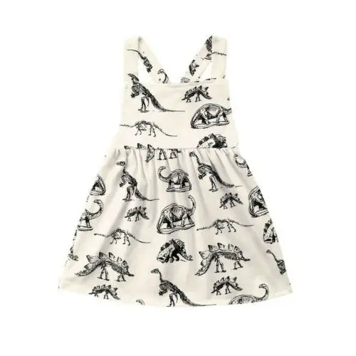 

Pudcoco Baby Girl Dinosaur Cotton Dresses Sundress Tutu Dress Outfit Clothes