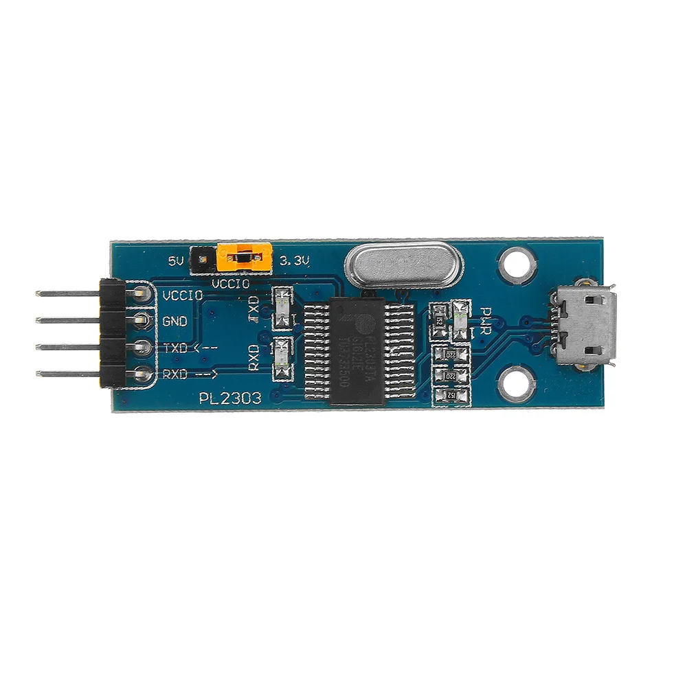 KEPUSHIYE Electronics kit PL2303 USB to UART TTL Converter Mini Board LED TXD RXD PWR 3.3V/5V Output Serial Module KEPUSHIYE Electronics kit PL2303 USB to UART TTL Converter Mini Board LED TXD RXD PWR 3.3V/5V Output Serial Module