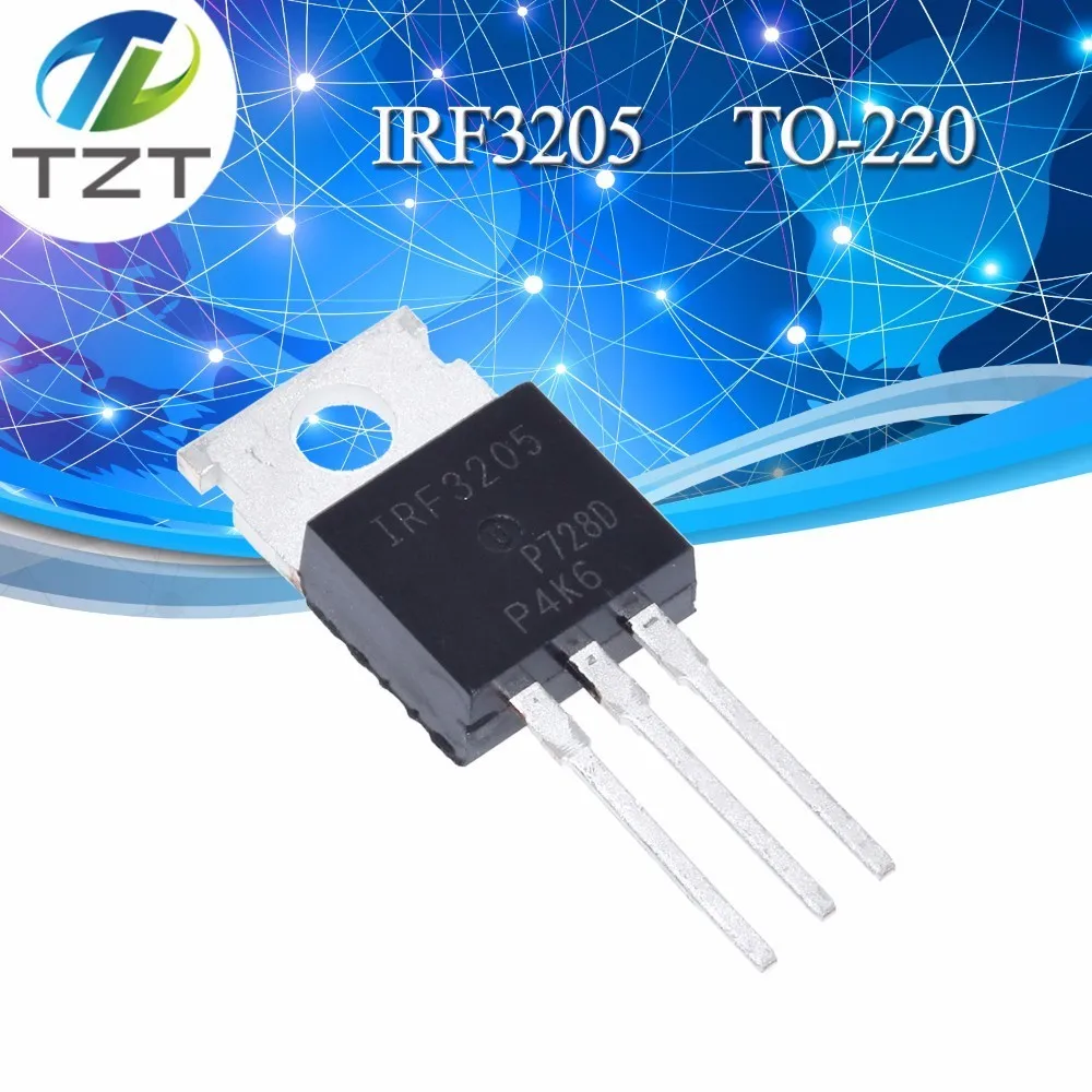 

10PCS IRF3205 IRF3205PBF MOSFET MOSFT 55V 98A 8mOhm 97.3nC TO-220 new original