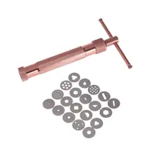 Сплав Роторный Набор инструментов Набор выдавливания Полимерная глина DIY Геометрическая лапша обучающая игрушка для детей