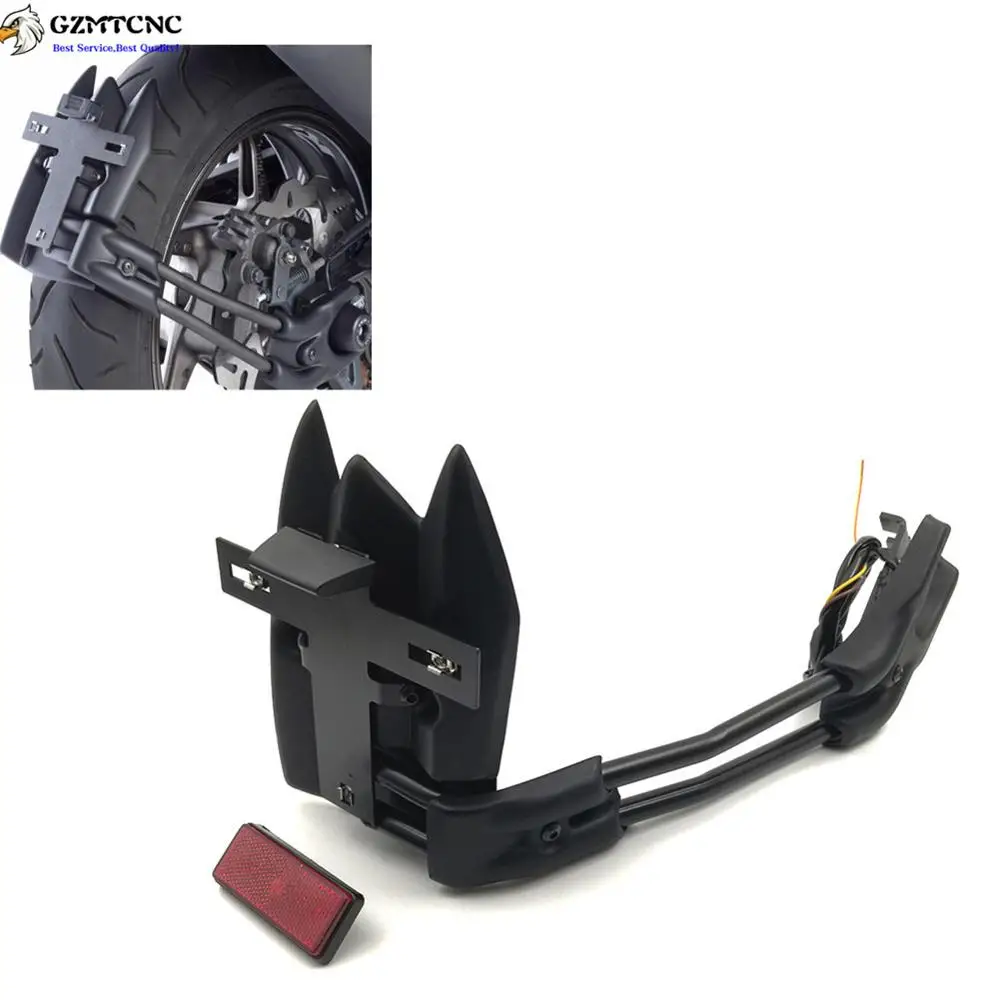 TMAX 530 задний Hugger Fender Mudguard Mudflap License Eliminator led держатель для Yamaha TMAX530 2012 2016|Накладки и