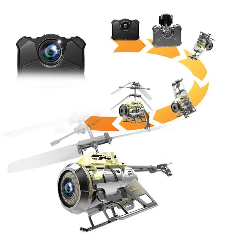 

Children's Toy Helicopter Mini Remote Control Aircraft Unmanned Spy Helicopter Helicopter Aerial Vehicle New Arrical