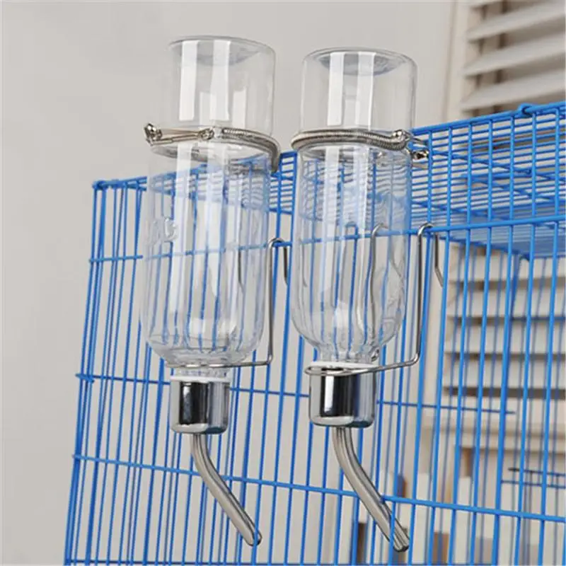 

180ml/350ml Small Pet Hamster Drinker Waterer Rabbit Guinea Pig Cat Hamster Water Fountain Pet Dispenser Drinker Drinking Bottle