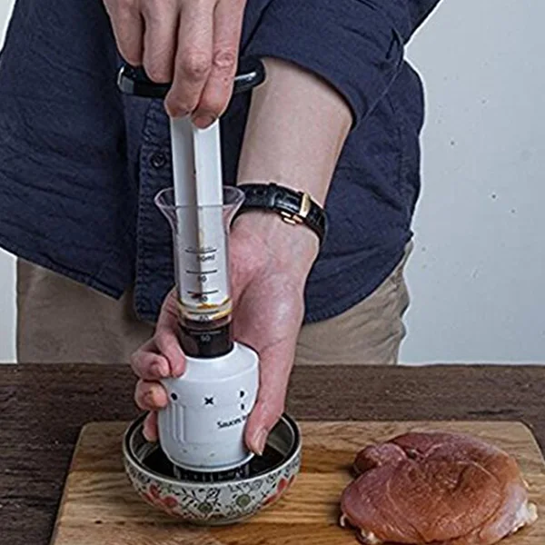 Быстро сделано инъекции тип иглы Мясо Tenderizer профессиональный ручной инъекторы мяса для инъекций свежего мяса кухонные инструменты