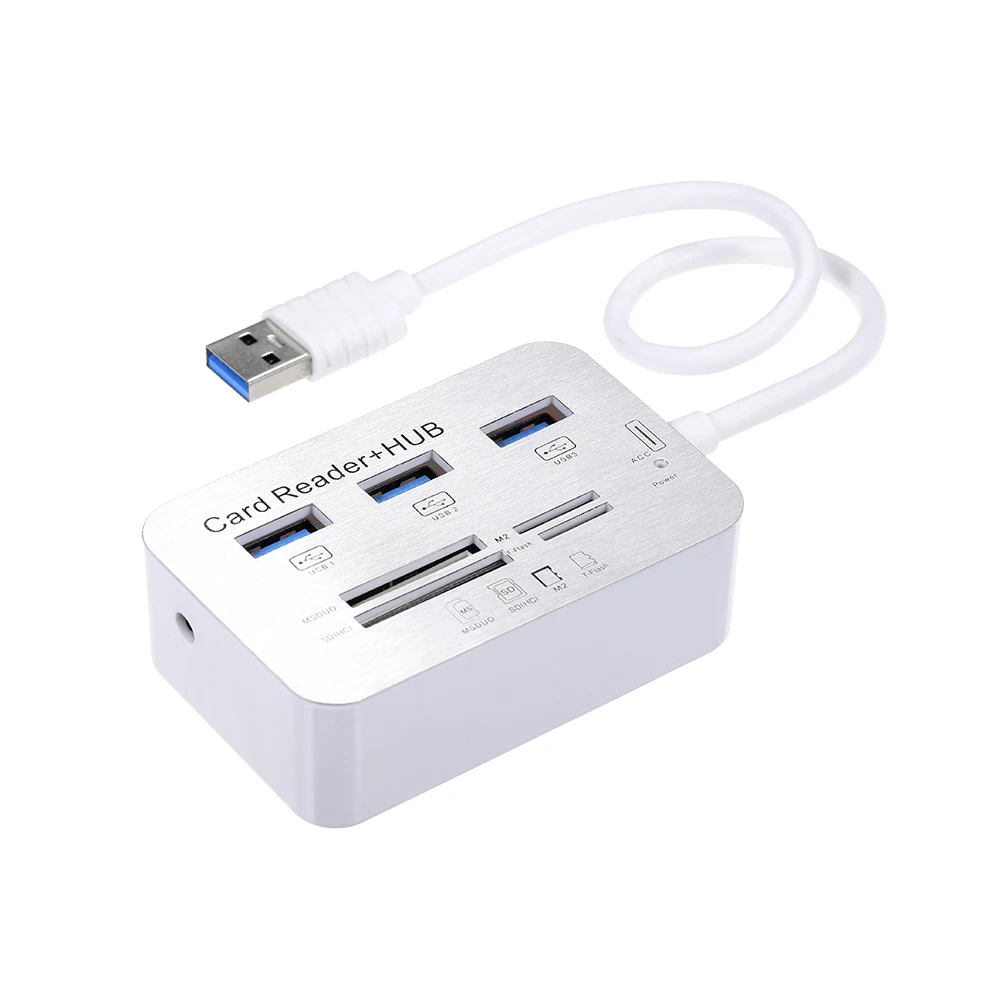 Все в одном кардридер USB 2 0 концентраторы 3 1 C Type USB3.1 концентратор с MS SD M2 TF USB3.0 для