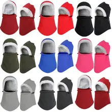 Новинка, унисекс, флисовая шапка с капюшоном, лыжная шапка, снежная шапка, снуд, шарф, теплая, теплая