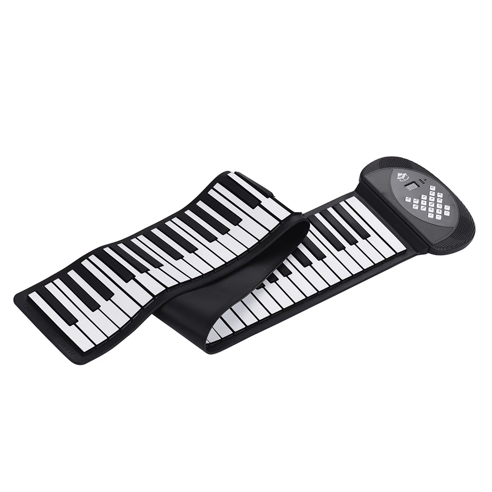 88 клавиш свернутый пианино электронная MIDI клавиатура Встроенный стерео динамик