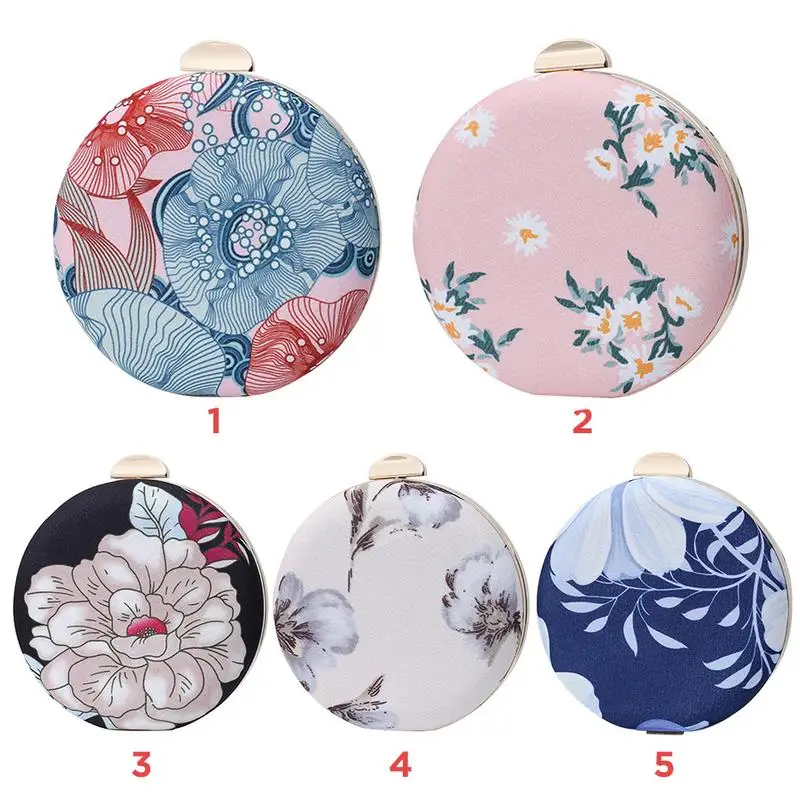 

Ladies Fresh Print Handbag Evening Party Min Round Bag Change Chain Cosmetic Bag For Cosmetics Paper Towels Japanese Style New