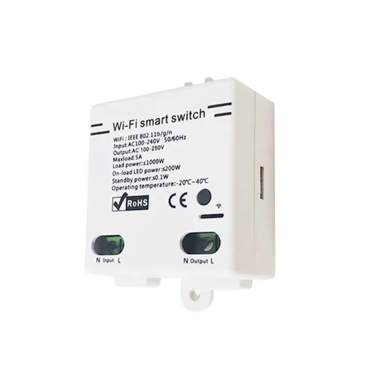 

Wireless WiFi Smart Wall Timer Switch Module Work for Alexa Google Home