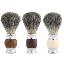 Мягкие синтетические волосы Борода Усы щетка для бритья Парикмахерская Салон инструмент