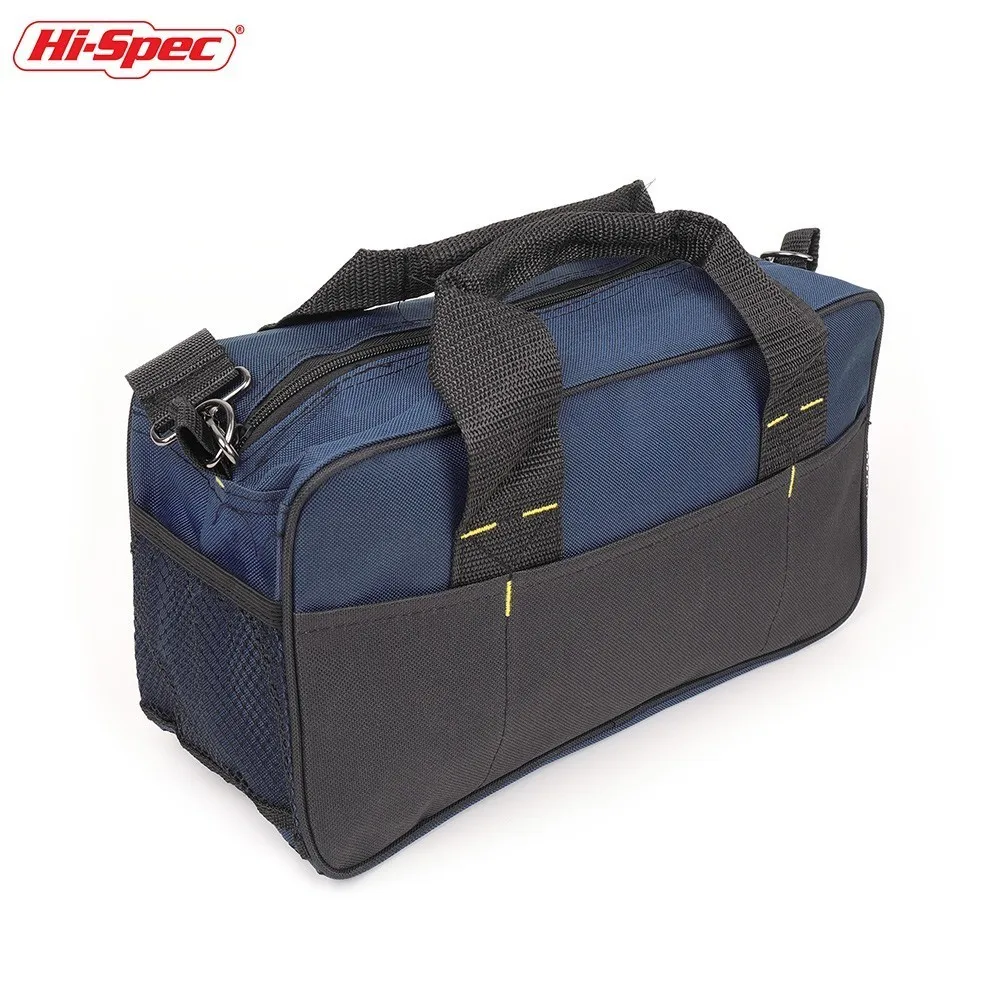 Hi-Spec Electrician Tool Bag Belt Multiple Pocket Canvas Work Bag Carpenter Tool Pouch Organizer Garage Storage Tools Holder