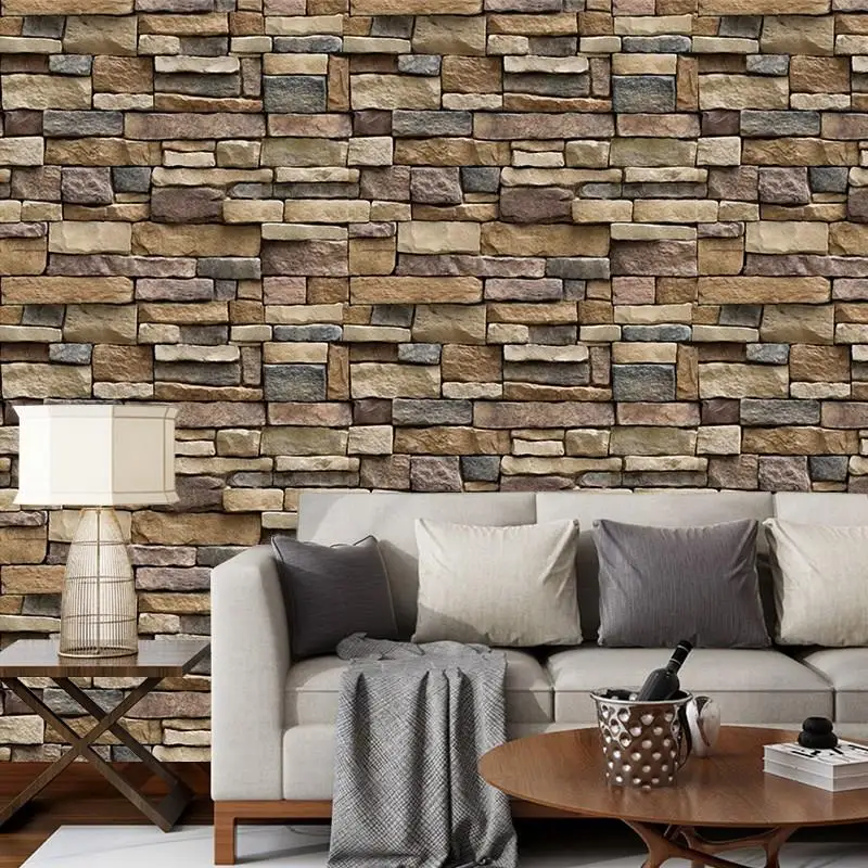 Waterproof Stone  Brick Wall  Sticker  Self adhesive 