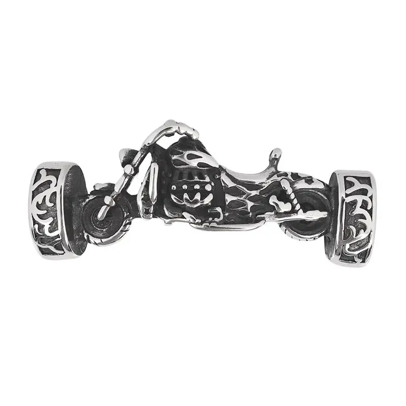 

Stainless Steel Jewelry Contector Motorcycle Shape Bead Jewelry Making Bracelet Beads Jewelry Findings DIY Accessories