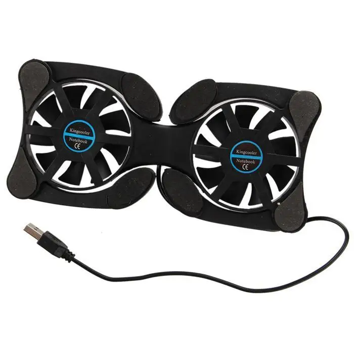 

Portable Notebook Cooler Foldable Laptop Cooling Fan USB Heat Dissipation Quiet DC 5V Radiator Home Office