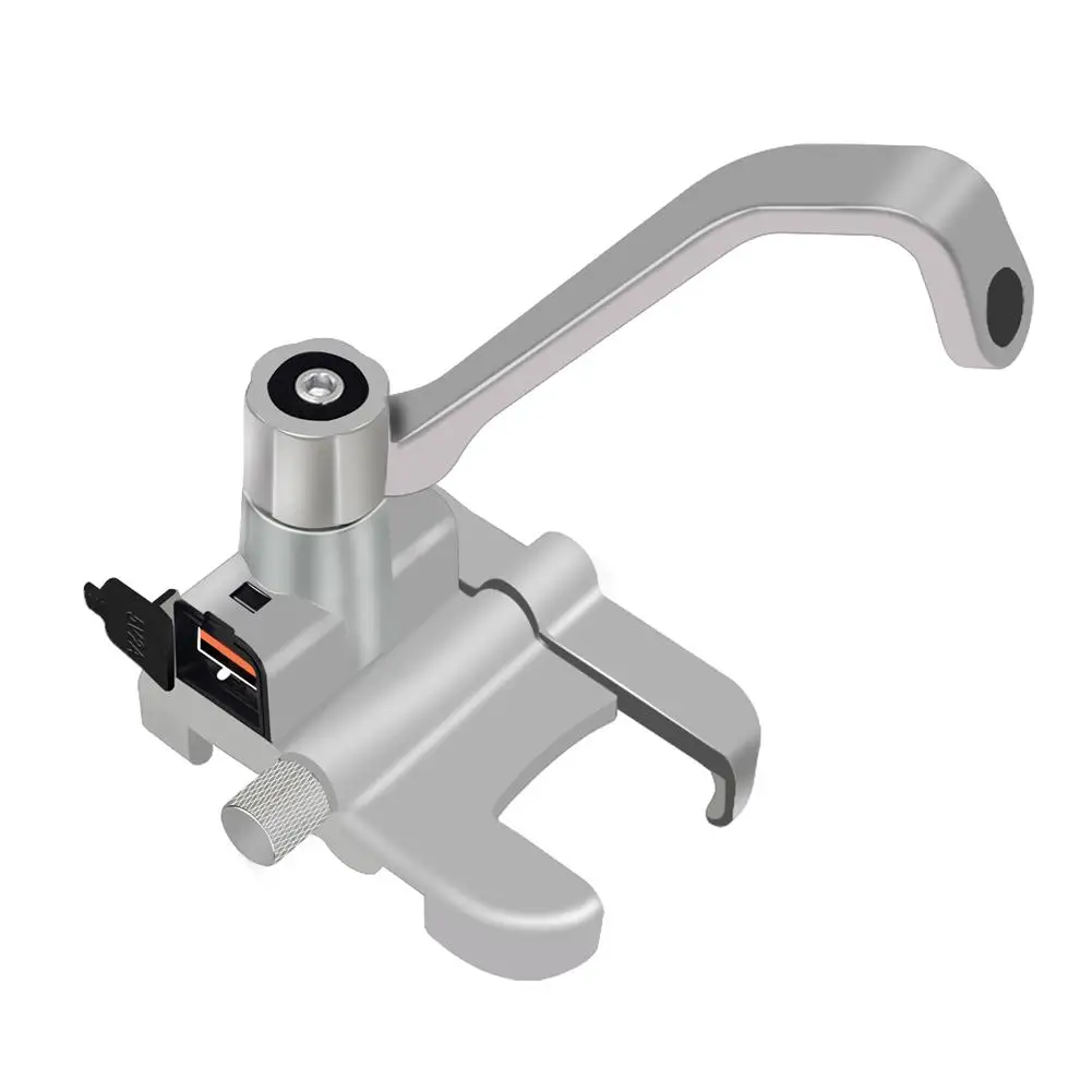 

Motorcycle Mobile Phone Holder Aluminum Alloy Waterproof Fast Charge Multi-Function Safety Car Mobile Phone Charging Stand