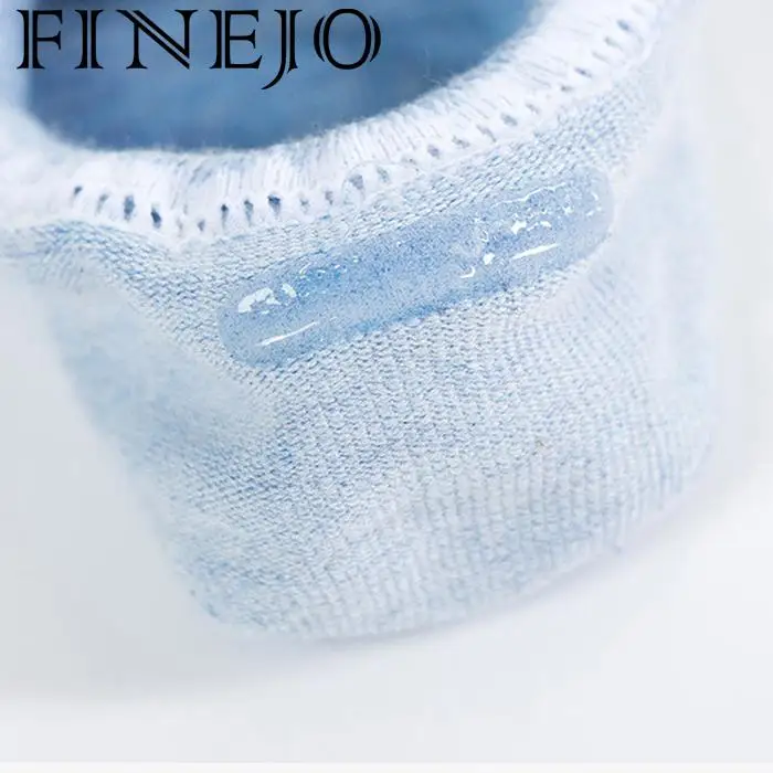 FINEJO/женские хлопковые носки удобные повседневные короткие средней длины с милым