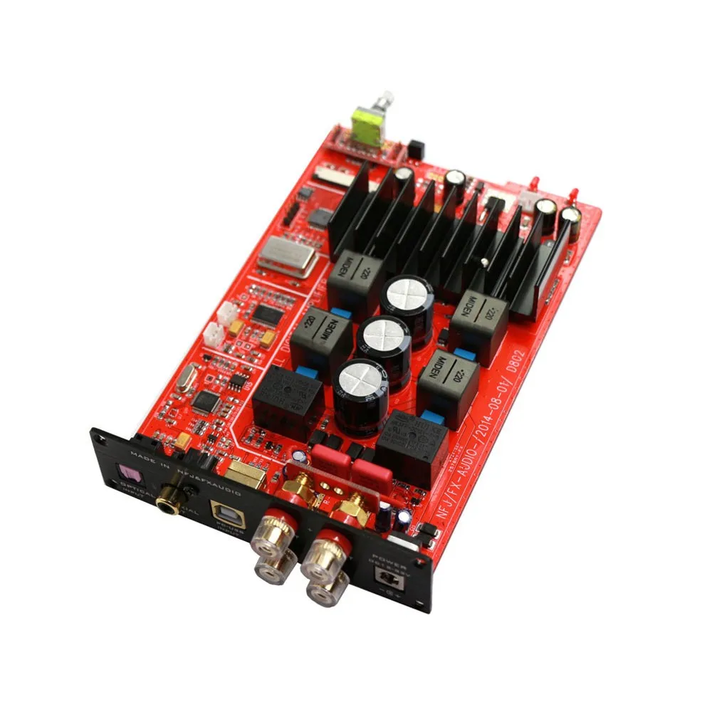 Топ NFJ и FXAUDIO аудио FX D802 80Wx2 192 кГц коаксиальный/оптический/USB Класс D Цифровой