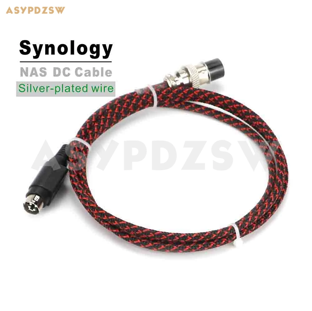 Zerozone 1 2m Silver Plated Gx16 2 To Dc Output For Synology Nas Psu Lps Cable Aliexpress