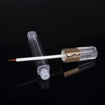 

100pcs 3ml Acrylic Eye Liner Packaging Pen Eyelash Growth Liquid Tube Empty Lip liner Pen Eyeliner Bottle with Thin Brush