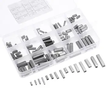 

140pcs 3mm 4mm 5mm Round Ended Feather Key Parallel Keysteel Drive Shaft