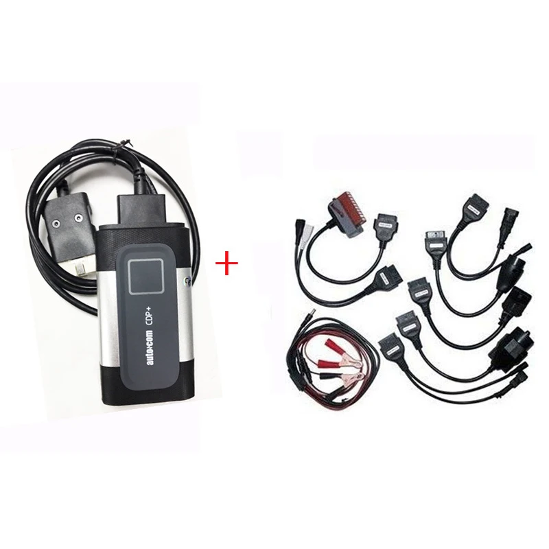 

Bluetooth Tcs Cdp Pro Plus For Autocom Obd2 Diagnostic Tool+8Pcs Car Cable