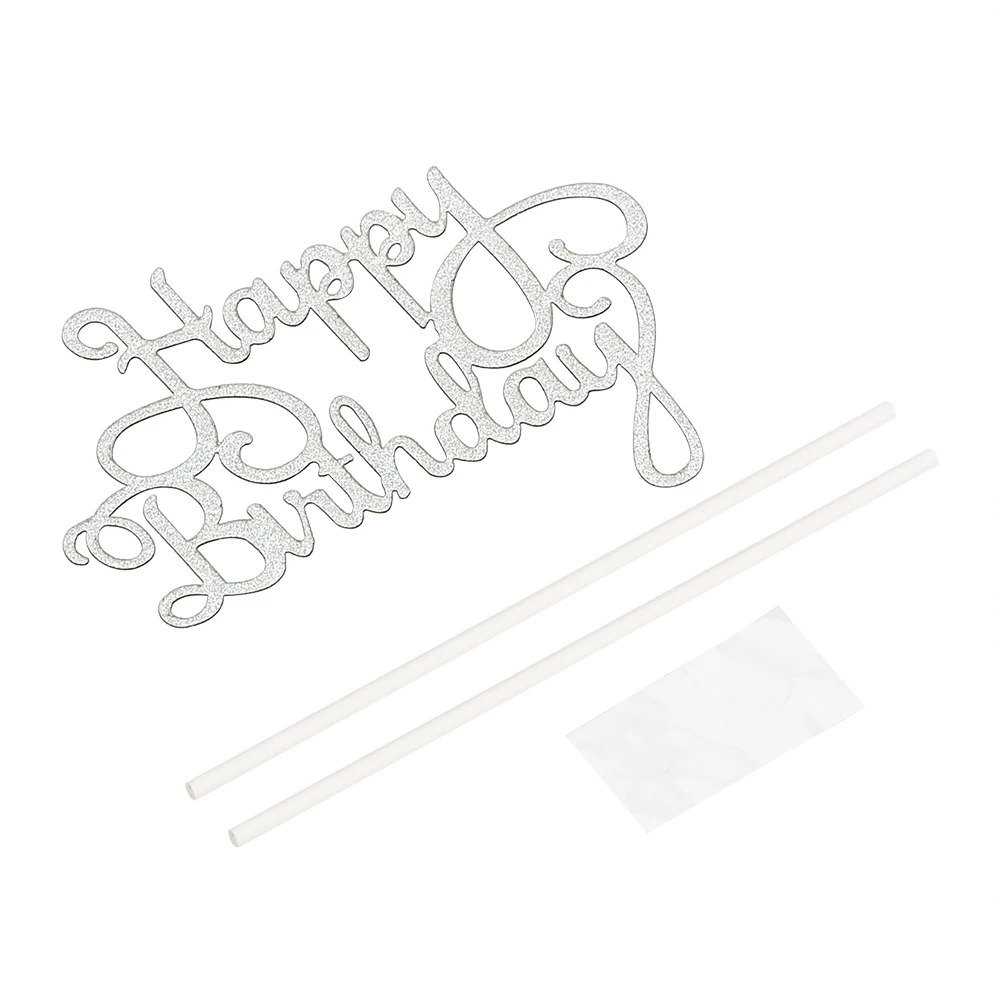 Double Stick Baking Decoration Cake Flags - Happy Birthday Cake Tools Gadgets for Family Birthday Party - Cooking Supplies image 4