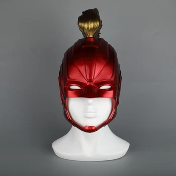 

PVC Helmet Captain Marvel Carol Danvers Superohero Mask Women Cosplay Helmet Costume Halloween Party Prop