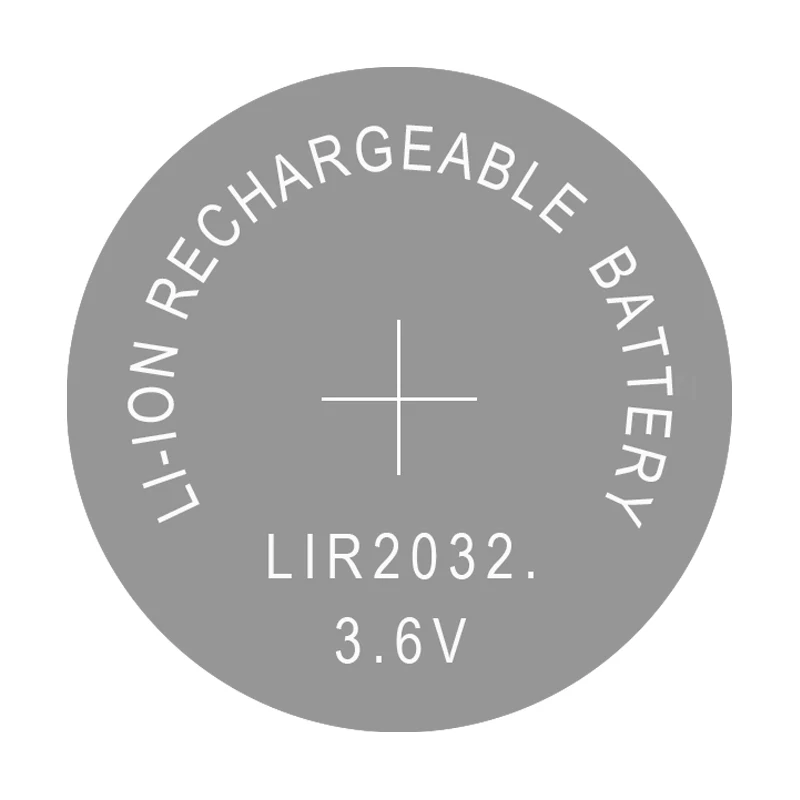 Кнопочные элементы литий-ионная аккумуляторная батарея LIR2032 заменяет CR2032 5 шт. батареи Монетный элемент 2032 3,6 В