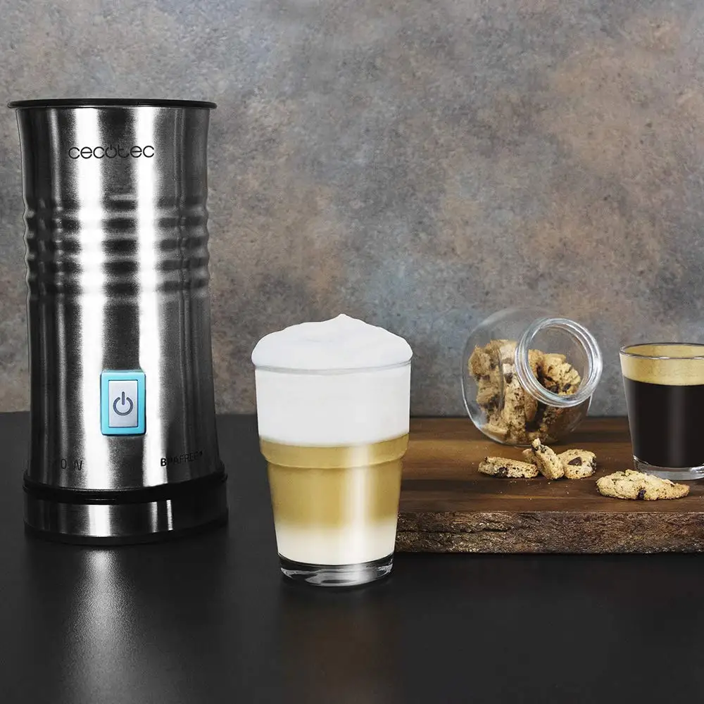 Cecotec Milk Foamer Power Latte Spume 4000 три режима работы из нержавеющей стали BPA free пенопласт