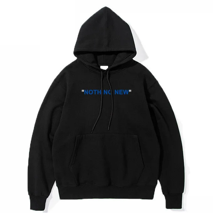 H.A.Sueno 2019 Fashion NOTHING NEW English Letter Printing Hoodie High Street Lovers Branded sweatshirts Mens Sportswear /6 H.A.Sueno 2019 Fashion NOTHING NEW English Letter Printing Hoodie High Street Lovers Branded sweatshirts Mens Sportswear /6