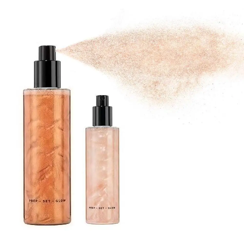 

New Highlighter Makeup Essential Cream Stunning Multi-use Spray With Illuminating Pigments Refreshing Skin-friendly Moisturizing