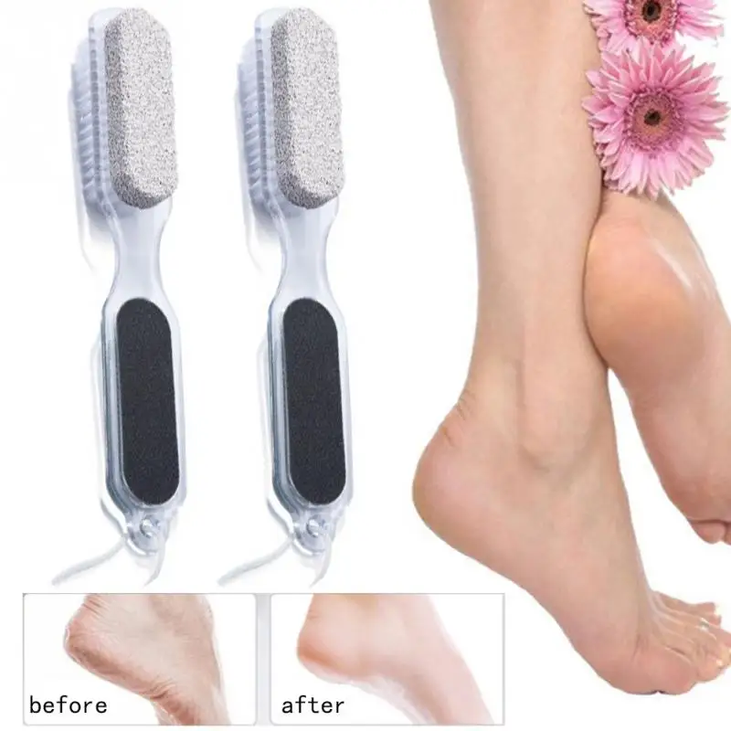 

4 In 1 Stone Dead Skin Remover Brush Exfoliating Scrub Home Remove Callus Dead Skin Remover Double Head #719