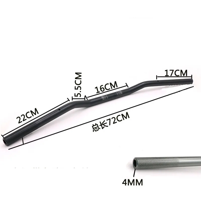 22 мм 7/8 &quot72 см низкой скорости ветра мотоцикл Алюминий рукоятка руля велосипеда