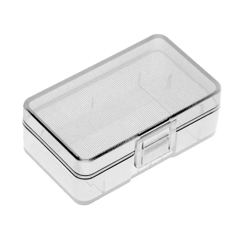 

1PC Battery Case Practical Plastic Transparent Protective Convenient Portable Storage Box Battery Holder For 9V Battery