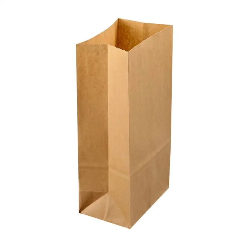 Us 8 88 49 Off 50pcs Kraft Paper Bakery Bags Gift Candy Treat Sacks Breakfast Bag Baked Bread Food In
