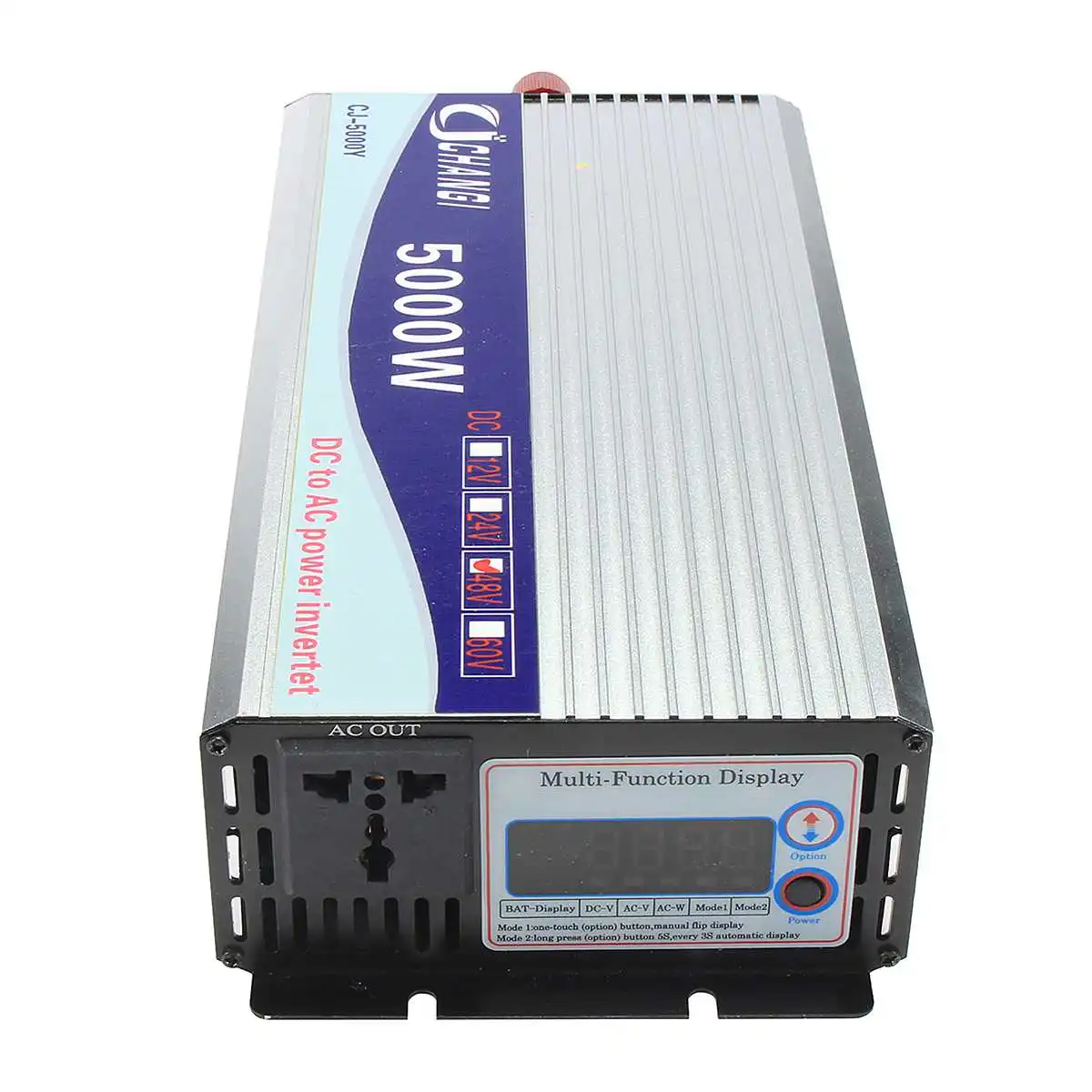 

10000W Peaks DC 48V to AC 120V 60Hz Converter Modified Sine Wave Power Inverter with LCD Display