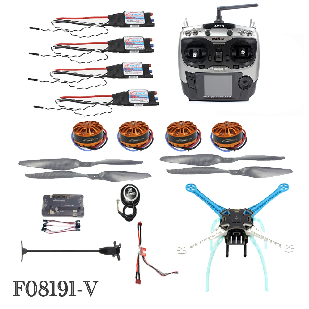 Мощный DIY GPS Дрон APM M8N 700KV 30A 4400MAH 30C 4 осевой летательный аппарат с камерой Gimbal PTZ|with