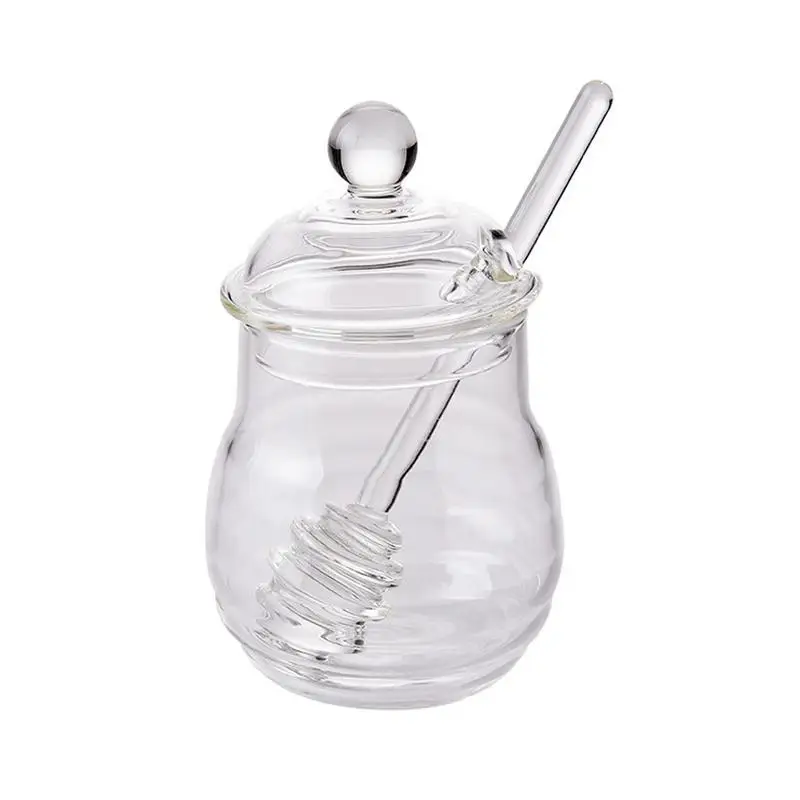 300 ml زجاج حماية وعاء عسل مع اثارة قضيب دائم شفافة عسل نحل تخزين جرة 300 ml زجاج حماية وعاء عسل مع اثارة قضيب دائم شفافة عسل نحل تخزين جرة