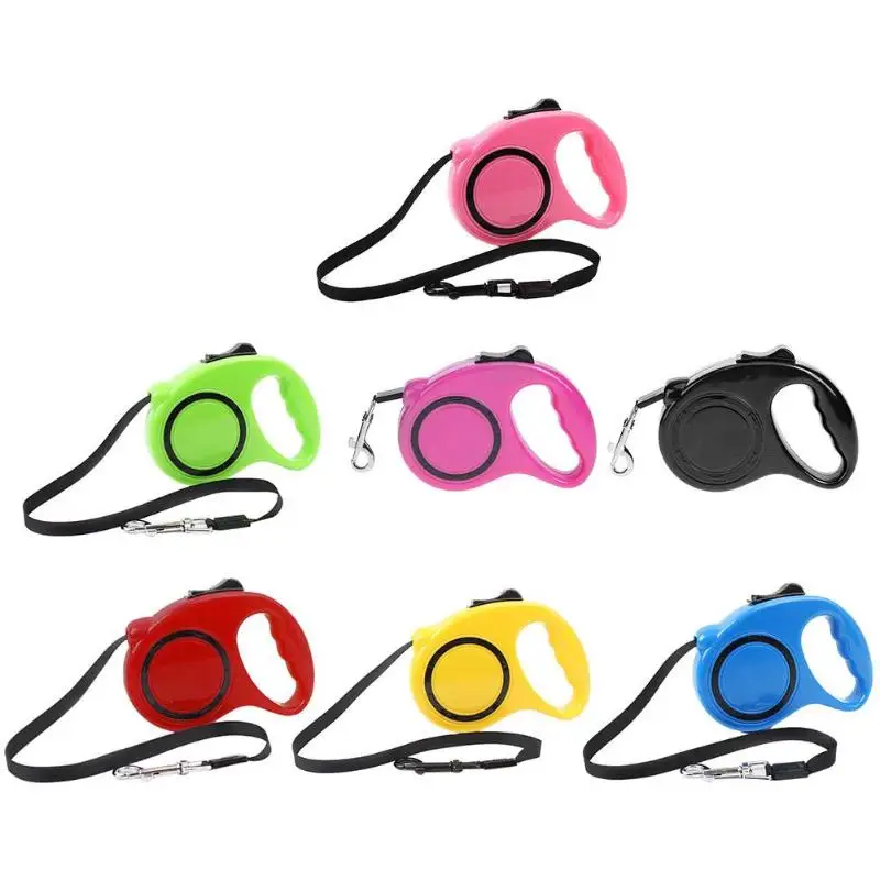 

3m 5m Adjustable Automatic Retractable Leash Training Puppy Extending Traction Rope Dog Puppy Cat Collar Belt Walking Leads New