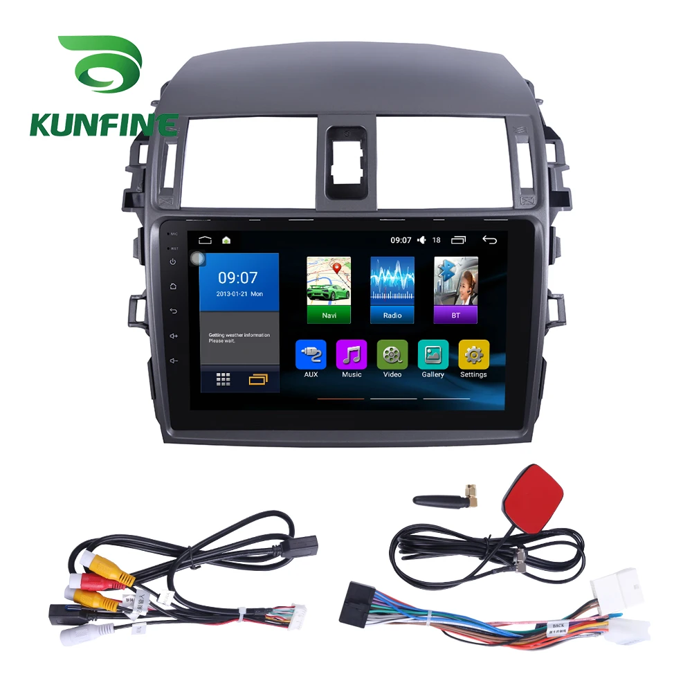 Восьмиядерный 1024*600 Android 8 1 автомобильный DVD GPS навигационный плеер Deckless стерео для