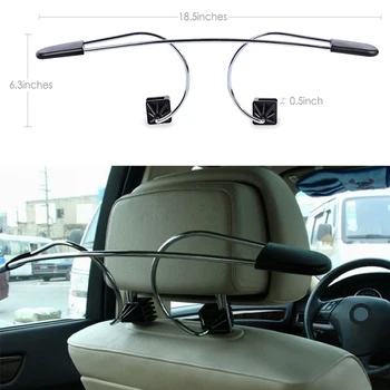 

Clearance Universal Adjustable Car Coat Hanger Auto Back Seat Headrest Coat Hanger Holder Hook