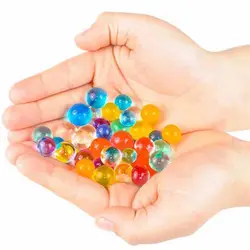 100 шт. водяные шары кристалл жемчуг желе гелевая жемчужина для игрушки пополнения цвет водяные шары