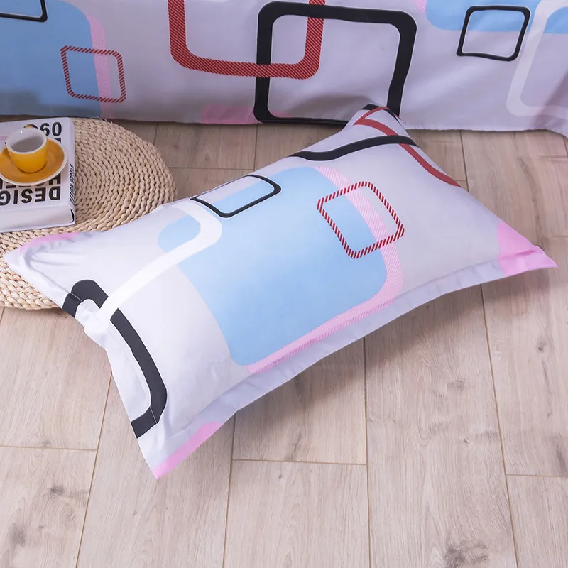 

1 Piece 100% Polyester Pillowcase Knitted Pillow Case Cover For Children Adults Bedroom Use 48cm*74cm XF340-24 55