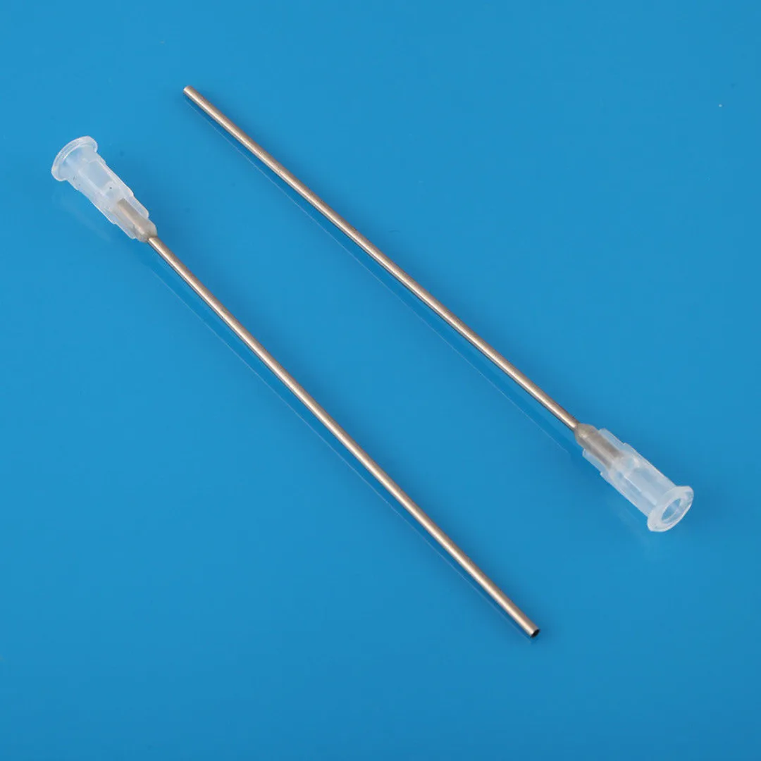 

5pcs Blunt Syringe Needle Tips 4" 14Ga Blunt Dispensing Adhesive Stainless Steel Syringe Needle Tips For Liquid