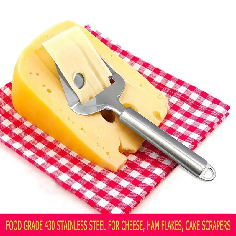 

Stainless Steel Cheese Slicer Cake Cutter Shovel Pizza Grater Kitchen Tool Cheese Cutter Peels Lifter Tool Pizza E5M1