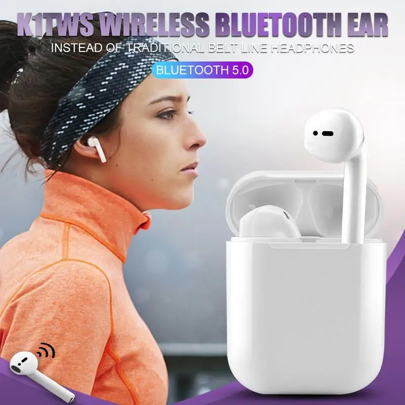 

2019 TWs I9s K1 Tws Wireless Bluetooth Earphone Sports Bluetooth Headset 5.0 True Stereo Smart Headset Two Ear Bluetooth Headset