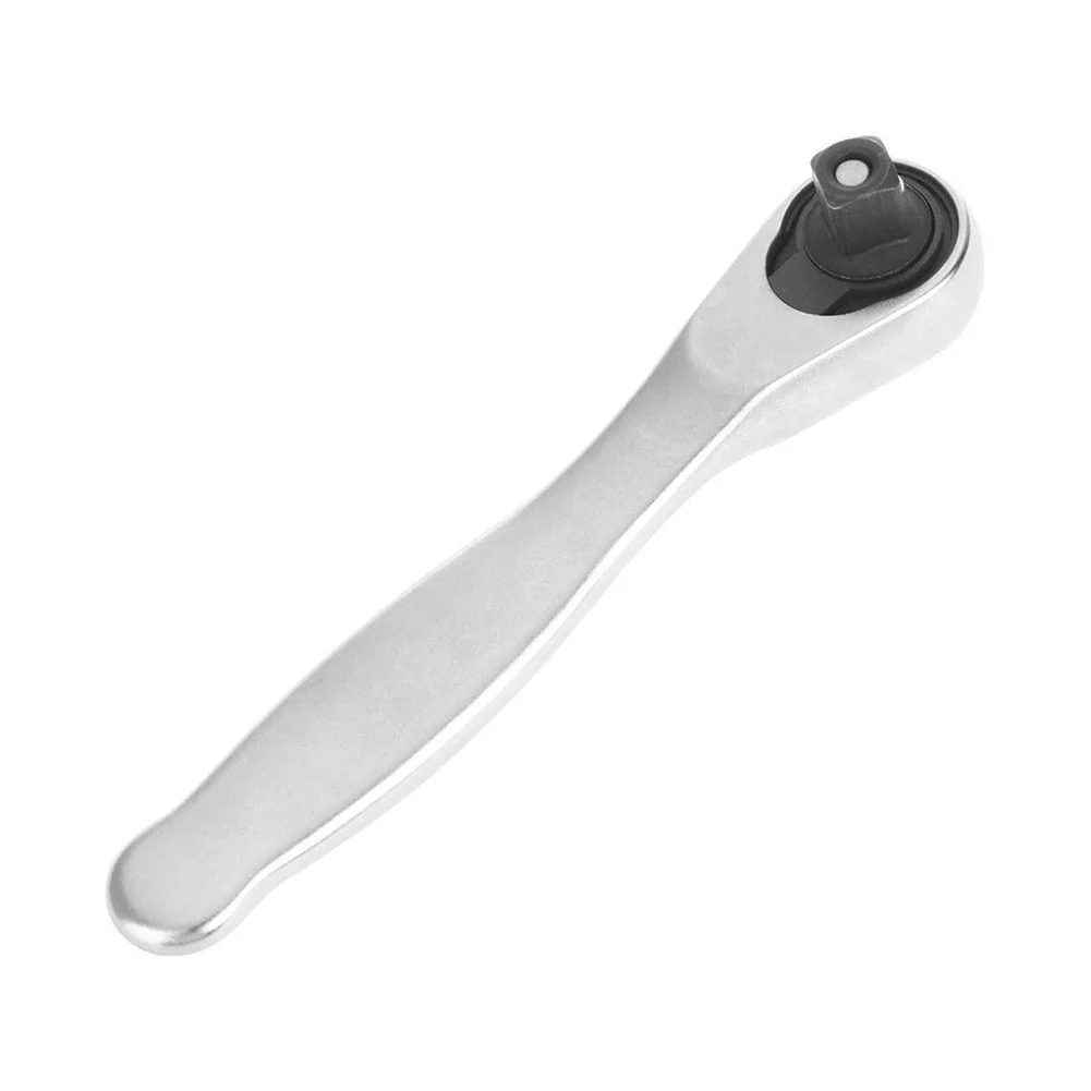

1/4inch Hand Tool 72 Teeth Single Head Unblocking Socket Wrench Quick Release Ratchet Hex Bit Steel Drive Spanner Auto Mini