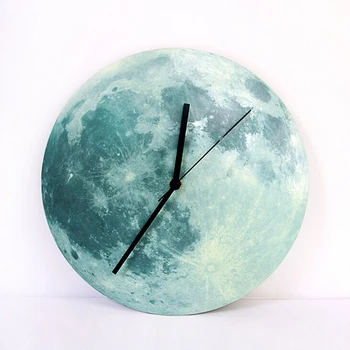 

Diy Creative Lighting Wall Clock Moon Wall Clock Mute Pow Patrol Kids Watch Home Reloj De Pared Decorations Living Room 50Q069